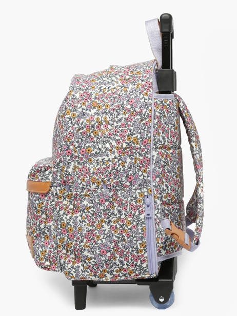 2-compartment Wheeled Schoolbag Tann's Multicolor les fantaisies f 73263 other view 2
