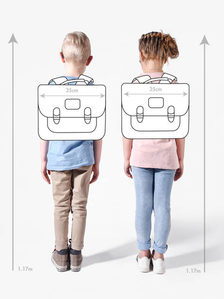 1 Compartment Satchel Tann's Blue les fantaisies g 35142 other view 1