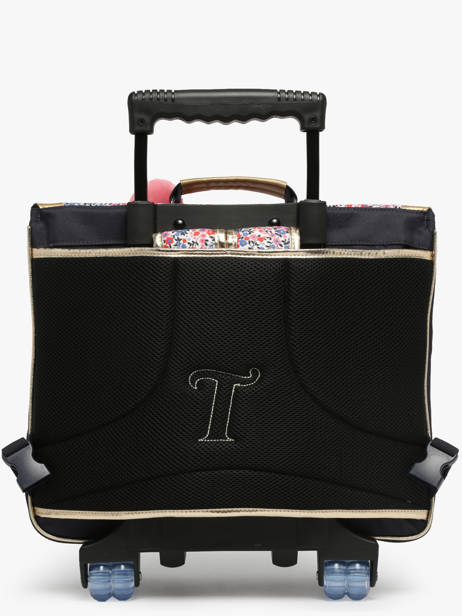 2-compartment Wheeled Satchel Tann's Multicolor les fantaisies f 43265 other view 5