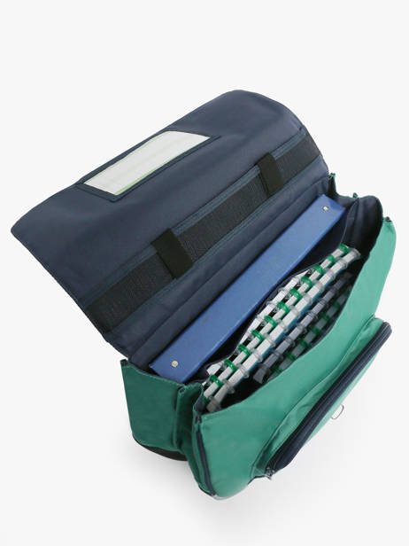 2-compartment Wheeled Satchel Tann's Green les fantaisies g 42126 other view 3