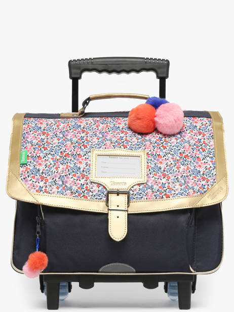 2-compartment Wheeled Satchel Tann's Multicolor les fantaisies f 42265