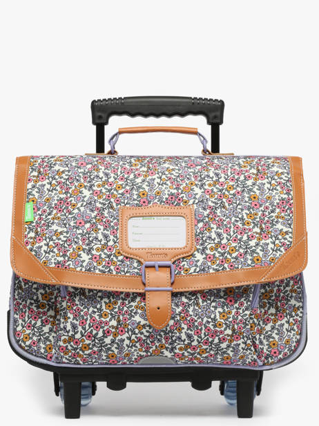 2-compartment Wheeled Satchel Tann's Multicolor les fantaisies f 42263