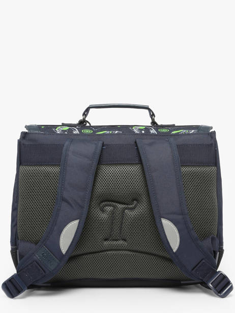 2-compartment Satchel Tann's Blue les fantaisies g 38142 other view 4