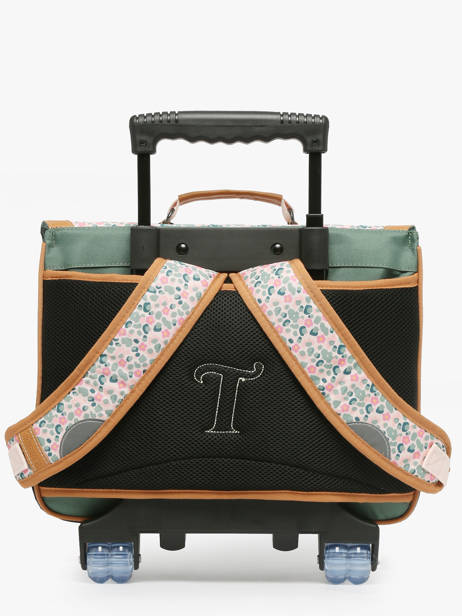 2-compartment Wheeled Satchel Tann's Multicolor les fantaisies f 42267 other view 4