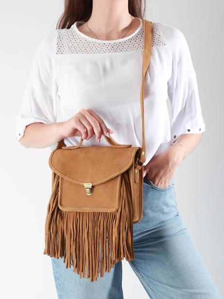 Leather Melle George Folk Crossbody Bag Paul marius Brown folk GEORGFOL other view 1