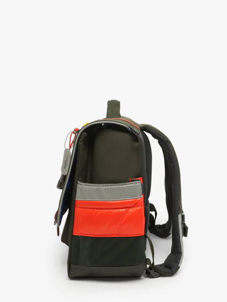 2-compartment Satchel Jeune premier Green daydream boys B other view 2