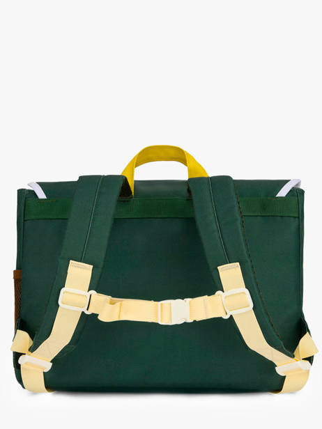 1 Compartment Satchel Hello hossy Green cool kids 7 other view 4