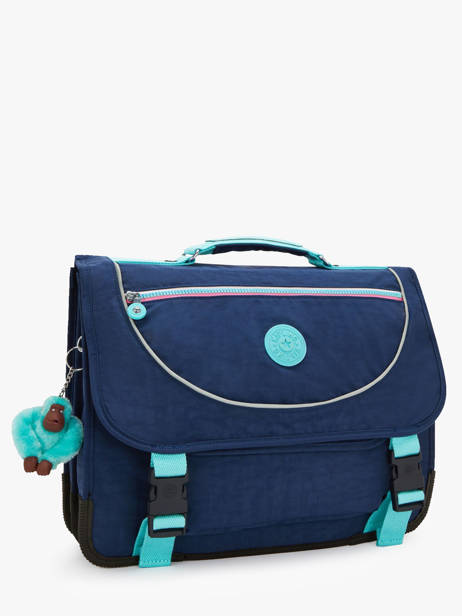 2-compartment Satchel Kipling Blue back to school K12074 other view 2