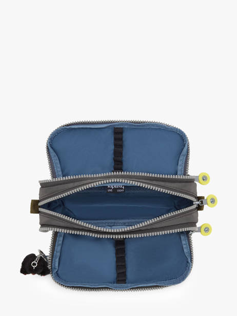 3-compartment Pouch Back To School Kipling Gray back to school K13564 other view 1