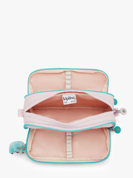 3-compartment Pouch Kipling Pink back to school KI5702 other view 1