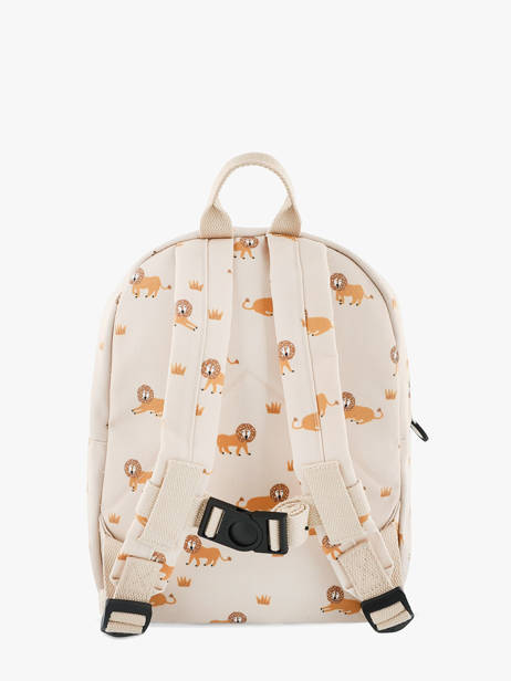 1 Compartment Backpack Trixie Beige animals 97 other view 4