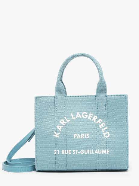 Shoulder Bag Rsg Cotton Karl lagerfeld Blue rsg A1W50118