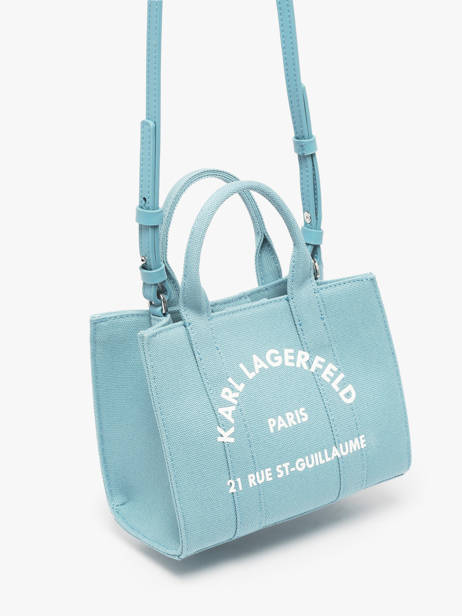 Shoulder Bag Rsg Cotton Karl lagerfeld Blue rsg A1W50118 other view 2