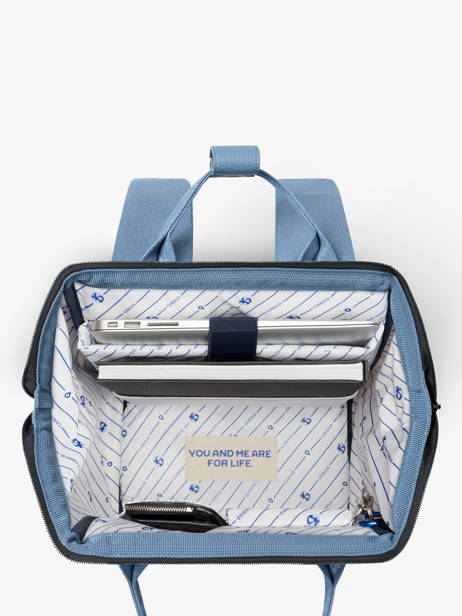 Adventurer Medium - Customisable Backpack  Cabaia Blue adventurer BAGS other view 3