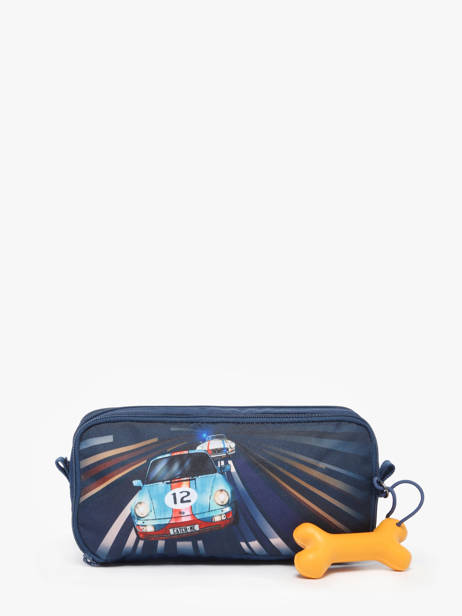 Pencil Case 3 Compartments Rowan 2.0 Stones and bones Blue boys B