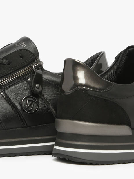 Sneakers In Leather Remonte Black women 4 other view 3