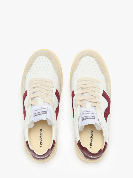 Sneakers In Leather Victoria Red women 1257136 other view 4