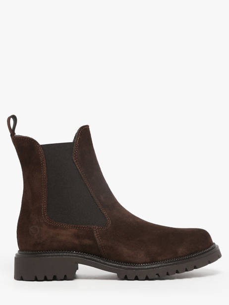 Chelsea Boots In Leather Tamaris Brown women 41