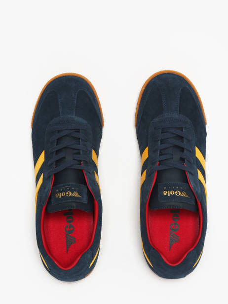 Sneakers Harrier In Leather Gola Blue men CMA192 other view 4