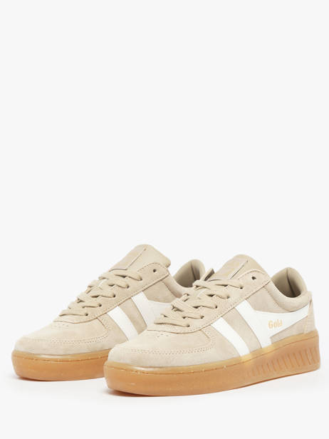 Sneakers Grandslam In Leather Gola Beige women CLA589 other view 2