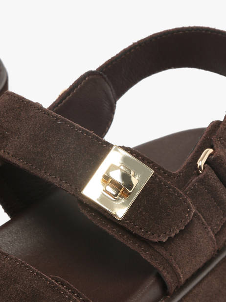 Sandals Bigmona In Leather Steve madden Brown women 11003034 other view 2