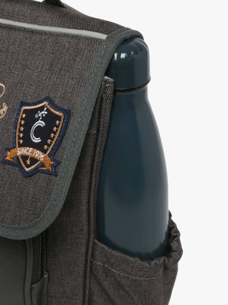 1 Compartment Backpack Cameleon Gray vintage urban SD30 other view 5