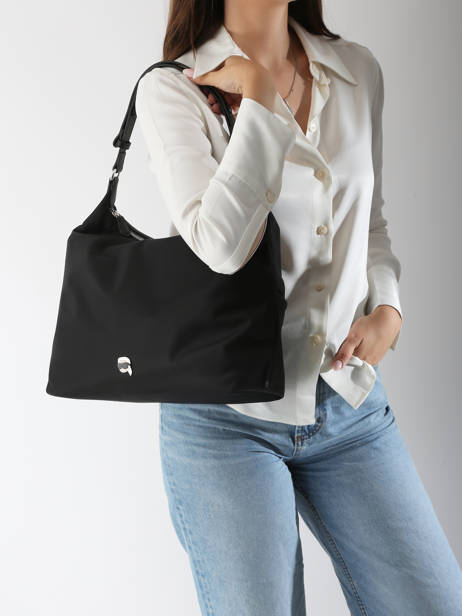 Shoulder Bag K Ikon Nylon Karl lagerfeld Black k ikon A3W30123 other view 1