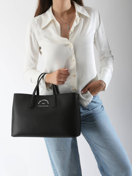 Handbag Rsg Polyurethane Karl lagerfeld Black rsg A3W30315 other view 1