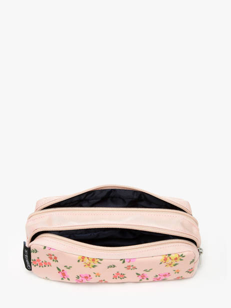 2-compartment Pouch Caramel et cie Pink boheme FI other view 1