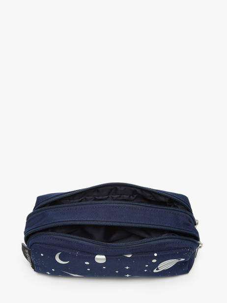 2-compartment Pouch Caramel et cie Blue fier GA other view 1