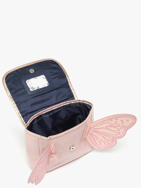 Cartable 1 Compartiment Caramel et cie Rose family FA vue secondaire 2