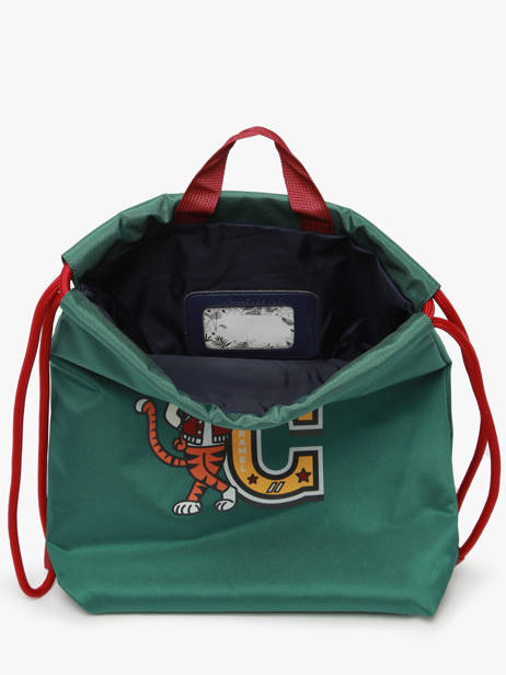 Gym Bag Caramel et cie Green fier GA other view 3