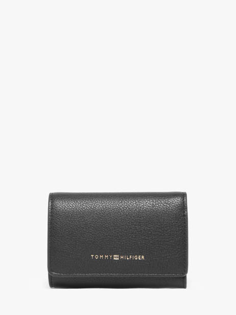 Wallet Tommy hilfiger Black th logotape AW17477