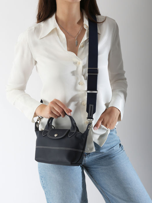 Longchamp Le pliage xtra animation ecuss Handbag Blue