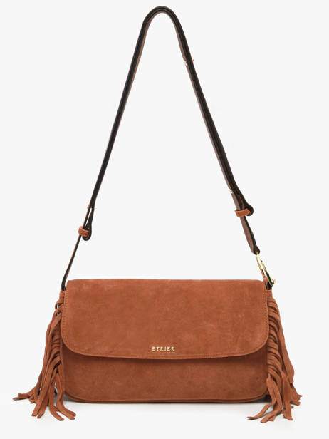 Sac Porté épaule Country Cuir Etrier Marron country ECOU145M