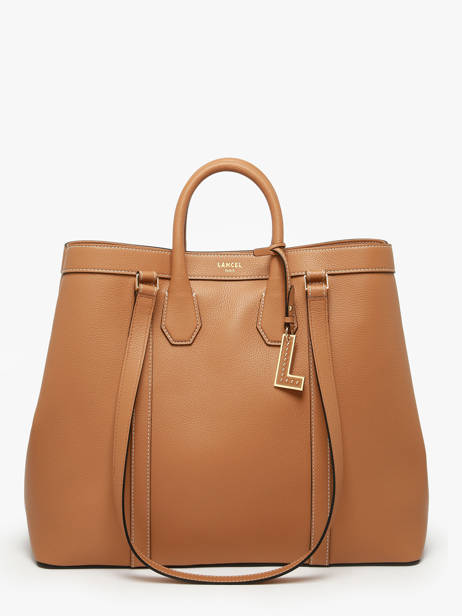 Shopping Bag Belleville Leather Lancel Brown belleville A13738