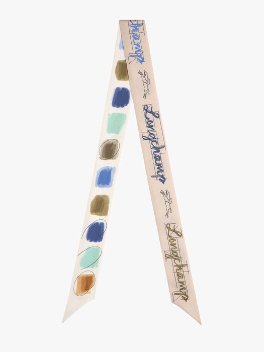 Longchamp Soie gots Scarves Beige