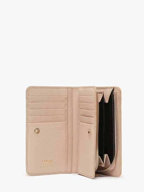 Compact Leather Ninon Zip Wallet Lancel Beige ninon A11123 other view 1