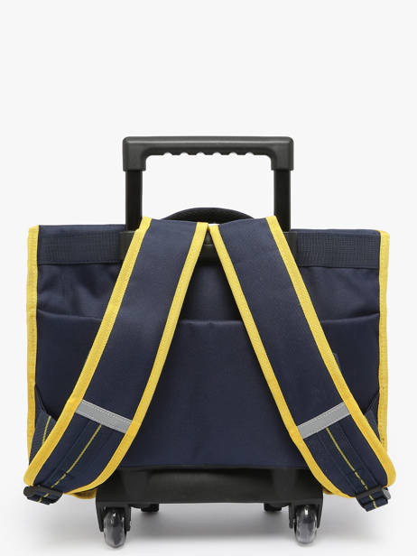 2-compartment Wheeled Satchel Real madrid Blue real 24BR203A other view 4