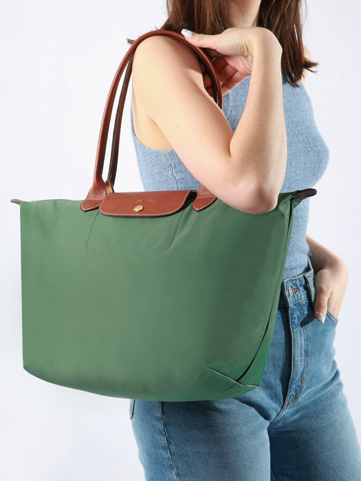 Longchamp Le pliage original Besaces Vert