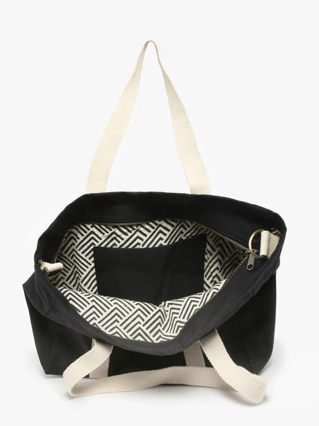Sac Porté épaule Cesar Coton Hindbag Noir best seller CESAR vue secondaire 3