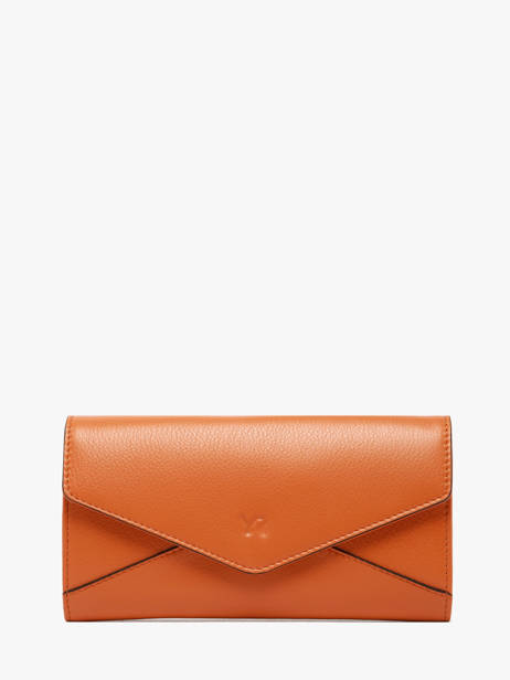 Portefeuille Enveloppe Cuir Yves renard Orange enveloppe 29286