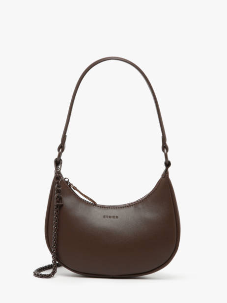 Shoulder Bag Oxer Leather Etrier Brown oxer EOXE017V