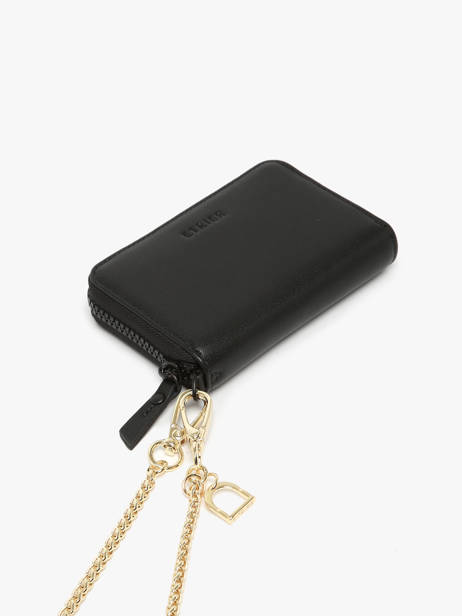 Coin Purse Leather Oxer Etrier Black oxer EOXE096M other view 2