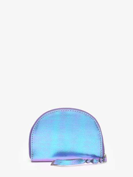 Leather Manon Scarabée Coin Purse Paul marius Blue scarabee MANONSCA other view 2