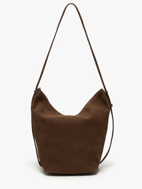 Shoulder Bag Backpack M Cavalier Nubuck Leather Etrier Brown cavalier nubuck ECAN126M other view 7