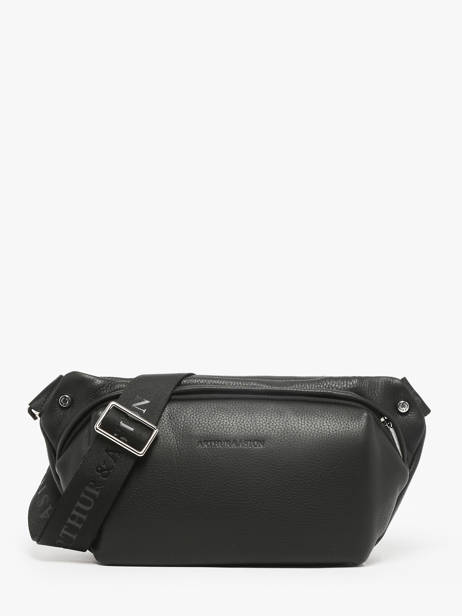 Leather José Belt Bag Arthur & aston Black thomas 5