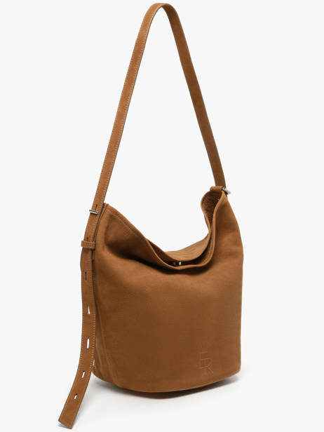 Sac Porté épaule Sac à Dos M Cavalier Nubuck Cuir Etrier Beige cavalier nubuck ECAN126M vue secondaire 4