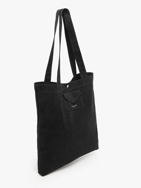 Shoulder Bag Suedine Kba Lancaster Black suedine kba 61 other view 2