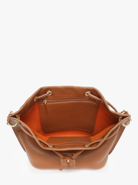 Sac Bandoulière Alba Double Cuir Lancaster Marron alba double 81 vue secondaire 3